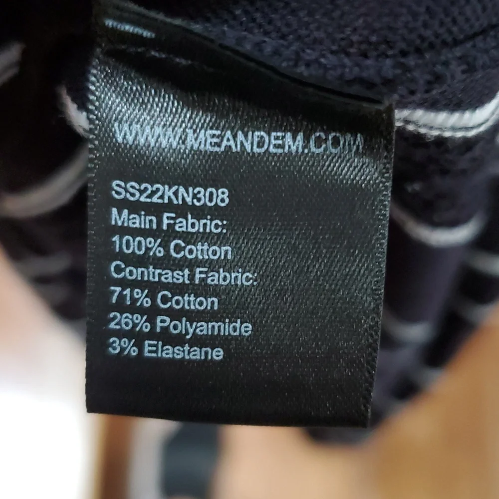 ME+EM cotton stripe Elegant Black Striped maxi dress - Picture 8 of 11